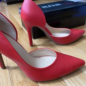 a.n.a. Red High Heels, Style 023-5672, Size 8